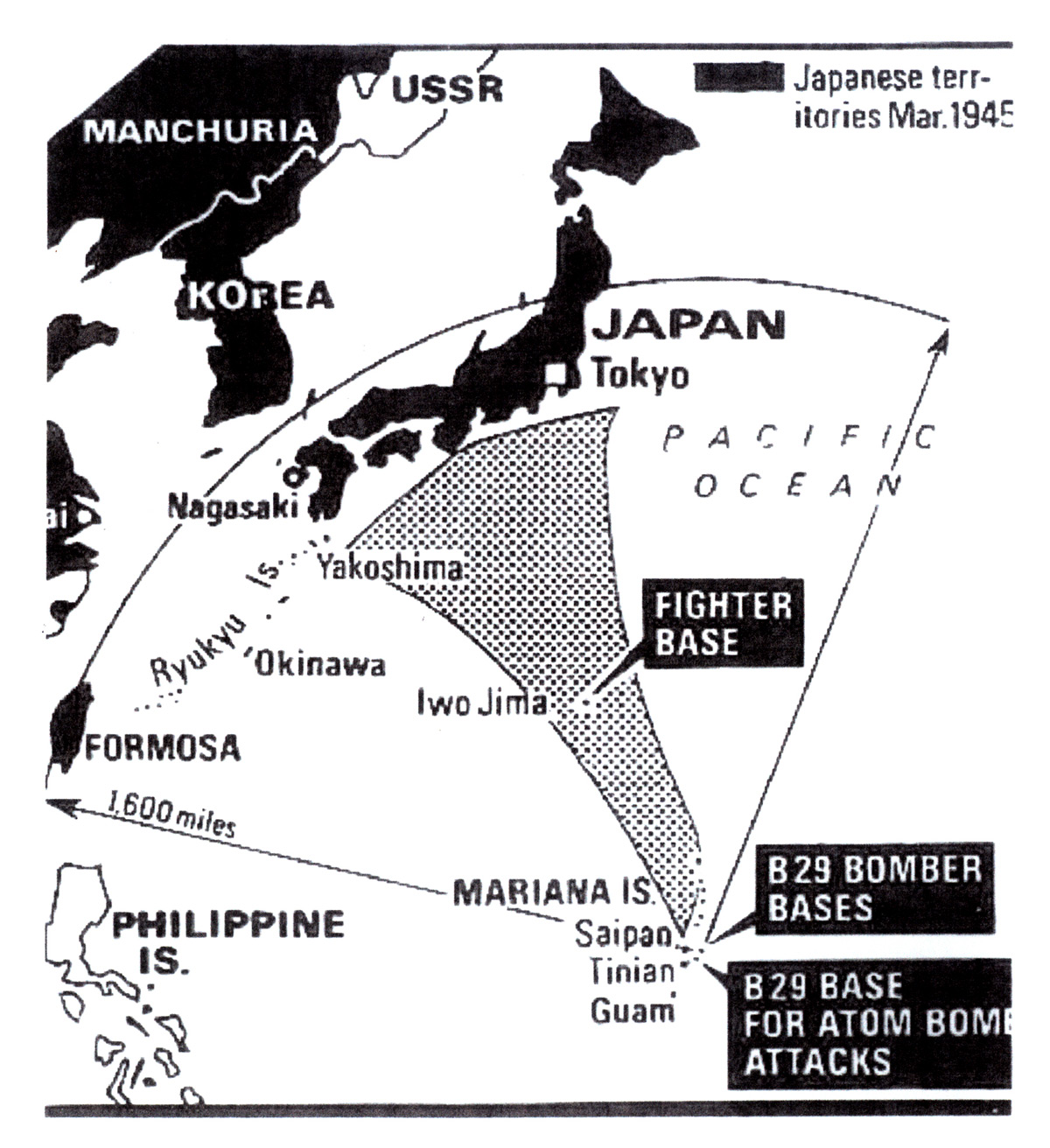 Japanese Territories Map